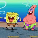 Spongebob and Patrick Laughing meme