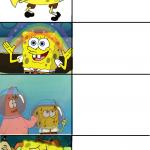 Expanding fancy spongebob meme