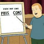 Pros and cons meme