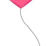 pink heart ballon
