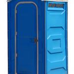 Blue porta potty