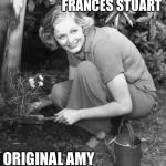 Gloria Frances Stuart | GLORIA FRANCES STUART; ORIGINAL AMY MEREDITH POEHLER! | image tagged in gloria frances stuart | made w/ Imgflip meme maker