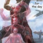 Ant Man Coworker Being In Charge | WHEN YOUR COWORKER GETS TO BE IN CHARGE; <----Boss for the day | image tagged in ant man coworker being in charge | made w/ Imgflip meme maker