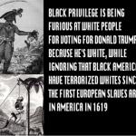 RACIST MEME about Black Privilege