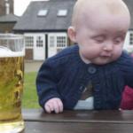 drunk baby