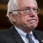 Frustrated Bernie Sanders