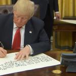 trump writing