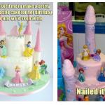 Pretty Princess Castle Cake creation meme