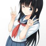 Hot Anime Japanese School Girl meme