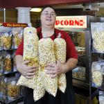 Popcorn Vendor Selling Popcorn