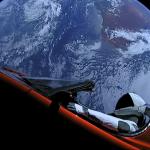 Tesla Roadster in Orbit