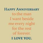 Happy anniversary to my husband