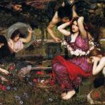 John Waterhouse 1897 - Flora and the Zephyrs, 1897. meme