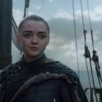 Arya on a ship