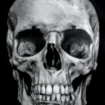 skull | I QUIT SMOKING, FINALLY | image tagged in skull | made w/ Imgflip meme maker