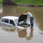 flooded car meme