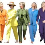 Hillary Clinton Colored Suits
