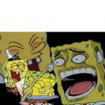 laughing spongebob meme