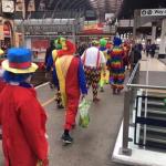 Subway clowns