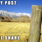 Share This Post | L O V E L Y   P O S T; P L E A S E   S H A R E | image tagged in lovely post,please share,just because,country  western,wild west,home on the range | made w/ Imgflip meme maker