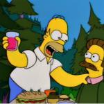 Homer and Ned meme