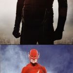 The Flash New and Old | HOW I THINK I LOOK POSING; HOW I ACTUALLY LOOK | image tagged in the flash new and old | made w/ Imgflip meme maker