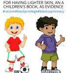 Racist children's book, beautiful and ugly. BLACK IS BEAUTIFUL,