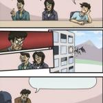 Alternate boardroom meeting outcome