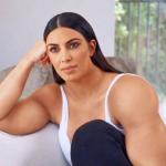 Muscular kim Kardashian