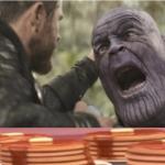 Thanos gets the pancakes! meme