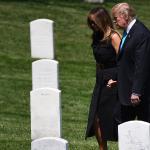 Trump Arlington Cemetary meme