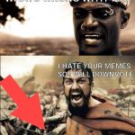 When someone hates your memes | WHATS WRONG WITH YOU; I HATE YOUR MEMES SO I WILL DOWNVOTE | image tagged in this is madness / this is spartaaaaaa,memes,downvote | made w/ Imgflip meme maker