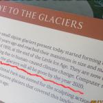 Goodbye Glaciers Sign Gone by 2020