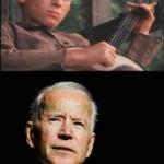 Creepy banjo kid Joe Biden