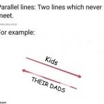 Parallel Lines That Will Never Meet Love My Job meme