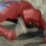 Spiderman hitting button meme