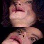 Michael Jackson Shock | WHEN YOU WHIP OUT YOUR DICK; AND SHE WHIPS OUT HERS | image tagged in michael jackson shock | made w/ Imgflip meme maker