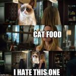 I like this one avengers | CAT FOOD; I HATE THIS ONE | image tagged in i like this one avengers | made w/ Imgflip meme maker