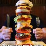 burger | A PORK BURGER SHOULD BE CALLED A HAMBURGER | image tagged in burger | made w/ Imgflip meme maker