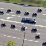 motorcade for trump