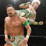japanese wrestler kicked