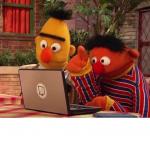 Bert and Ernie Computer meme