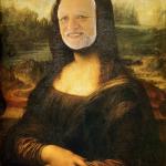 Hide The Pain Harold Mona Lisa meme