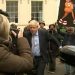 Boris Johnson vs a caricature
