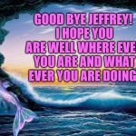 hanesherway is gone. He brought a spice to imgflip that was truly unique! | GOOD BYE JEFFREY! I HOPE YOU ARE WELL WHERE EVER YOU ARE AND WHAT EVER YOU ARE DOING! | image tagged in jeffrey,memes,nixieknox | made w/ Imgflip meme maker