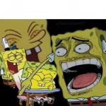 Spongebob laughing meme