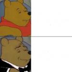 Winnie the Pooh with Tuxedo meme