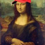 Mona Lisa MAGA hat