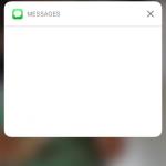 Blank Message iOS
