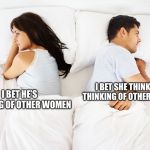 Couple in bed Meme Generator - Imgflip